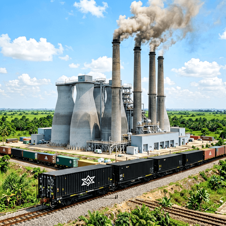Fábrica da zona industrial de Matola-Gare com produtos prontos para expedição por via ferroviária