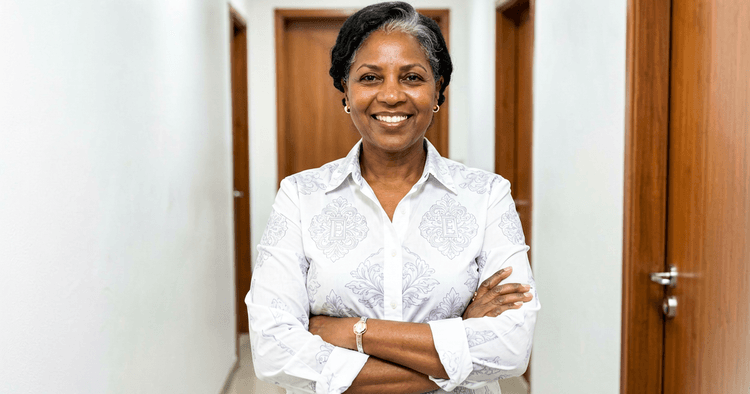 Mozambican professional with years of work experience in an office in Mozambique