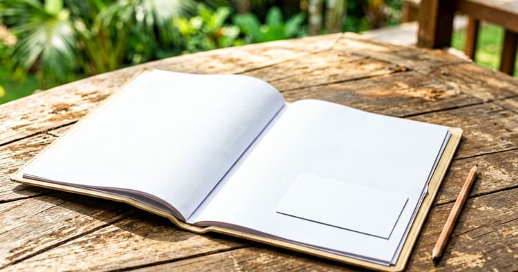 organized folder with CV, copy of ID card and application certificates