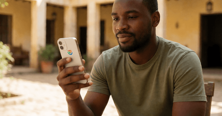 Job application on a Mozambican job platform